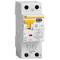 Диференційний автоматичний вимикач АВДТ32 2-п C 32A 30mA IEK MAD22-5-032-C-30