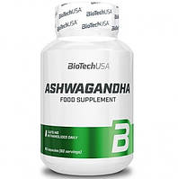 Ашфаганда для спорта BioTechUSA Ashwagandha 60 Caps HR, код: 7847829
