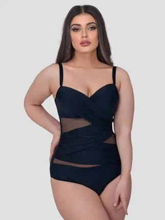 Купальник слитный Fuba 2105 Вилена черный(В НАЛИЧИИ ТОЛЬКО 52 54 56 УКР р-ры), фото 1