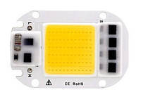 Светодиодная матрица с драйвером COB LED 50Вт 4500лм 220В, белая ASN