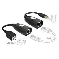 USB 1.1 удлинитель по RJ45 витой паре до 50м, UTP ASN