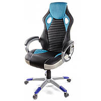 Кресло игровое Аклас Григ PL TILT Синее (06158) KN, код: 7643699