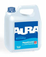 Грунтовка водоотталкивающая AquaGrund концентрат 1:10, 0.5л, Aura