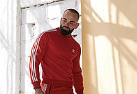 Свитшот adidas красный свитер Адидас мужской красный Salex Світшот adidas червоний светр адідас чоловічий