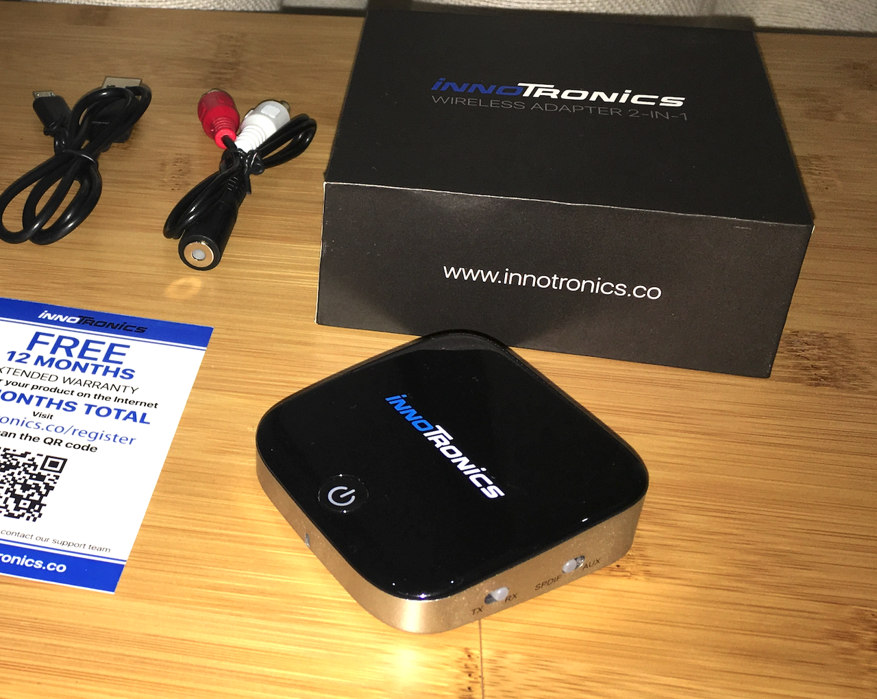 Блютуз ресивер трансмітер innoTronics Bluetooth аудіо передавачі та приймачі
