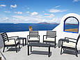 Прямокутний пластиковий столик Ocean Lounge Table, Siesta, чорний, фото 3