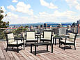 Прямокутний пластиковий столик Ocean Lounge Table, Siesta, чорний, фото 8