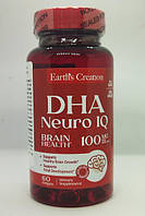 Харчова добавка Earth's Creation DHA NUERO IQ 60 softgels