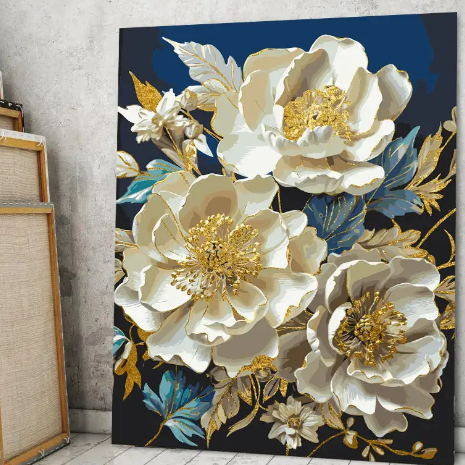 квіти картина по номерам