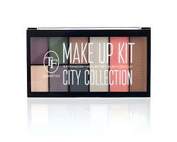 Палітра всіх можливих відтінків в наборі для макіяжу TF City Collection 202 Вечірній