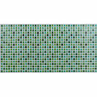 ПВХ панель Зеленая мозаика 960х480х4мм