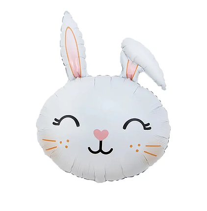 Фольгована кулька Зайчик голова 62x50см (24") | Великдень, фото 1