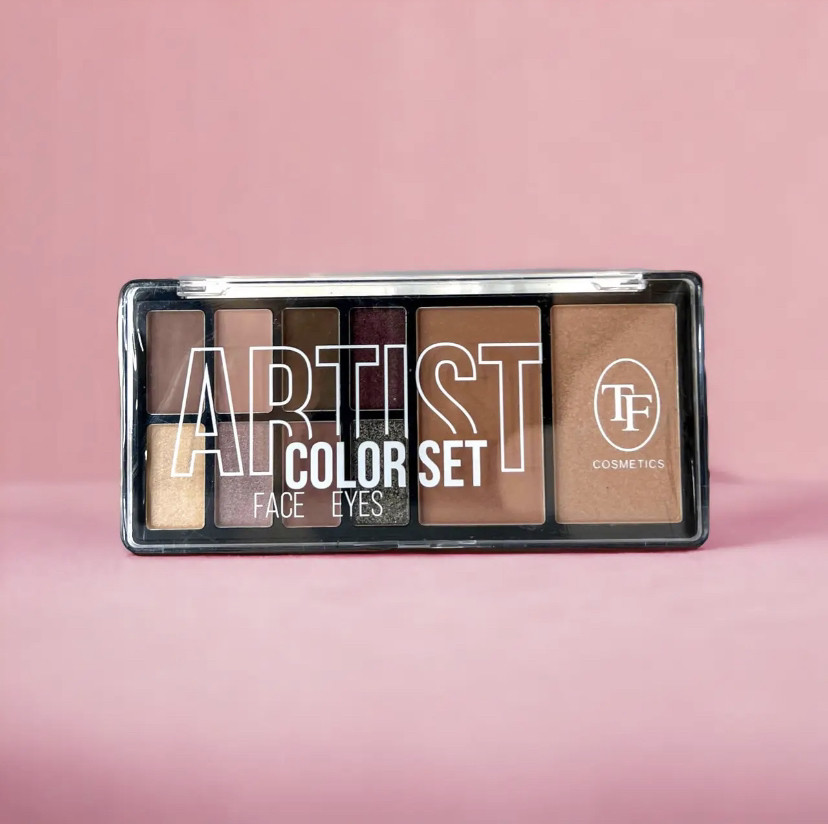 Палітра для макіяжу (10 відтінків) TF Artist Color Set
