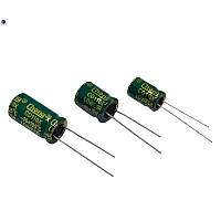 Конденсатор 680uF 25V 105* 10x13 mm компьютерный электролитический (низкий импеданс) LOW ESR (CHONG)