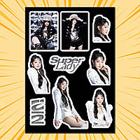 Стікери (G)I-dle А4 без порізки Minnie