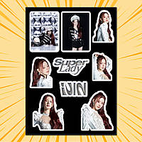 Стікери (G)I-dle А4 без порізки Miyeon