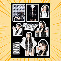 Стікери (G)I-dle А4 без порізки Soyeon