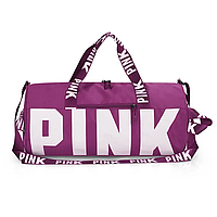 Жіноча спортивна сумка pink , сумка для фітнесу рожева. Колір: фіолетовий (код: S145P)