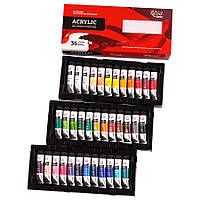 Набір акрилових матових фарб Rosa Studio 36 кольорів по 10 мл