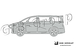 Брелок Toyota Alphard IV 2023+ на автомобільні ключі