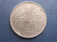 Монета 1 марка Германия ФРГ 1975 J