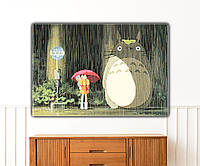 Картина на стену  аниме "Гибли" Мой сосед Торото, My Neighbor Totoro