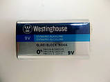 Лужна батарейка Westinghouse Dynamo Alkaline 9V/6LR61 крона 1 шт., фото 2