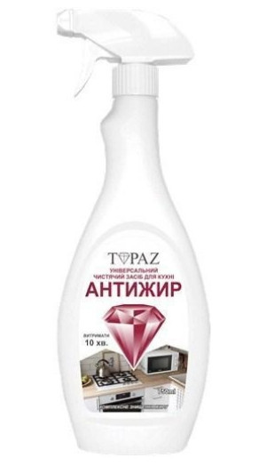Засіб для чищення кухні TOPAZ Антижир 750мл (тригер) (4823317221748)