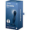 Дилдо Satisfyer Double Ball-R Dark Blue, унісекс, рухомі кульки всередині, на присосці 777shop.com.ua, фото 4