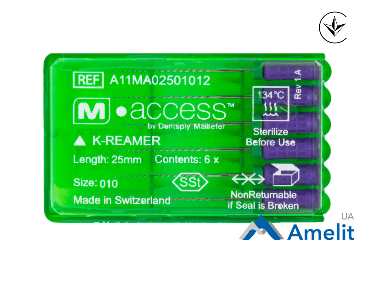 Інструмент ручний K-Reamers M-Access, в асортименті (Dentsply Maillefer), 6 шт./пак.
