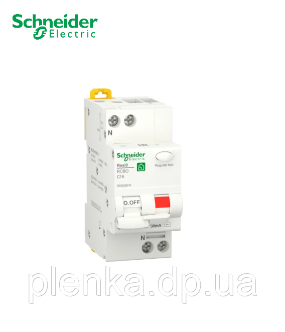 ДАВ Schneider Electric Resi9 6kA 1P+N 16A C 30mA АC R9D25616