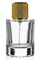 Флакон для парфумів і наливної парфумерії 50 мл під завальцювання та самозащіпку "Pasha" Type 3 з золотою кришкою King