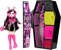 Кукла Монстер Хай Дракулаура Секреты шкафу Неоновые страхи Monster High Draculaura Neon Frights.HNF78 Оригинал