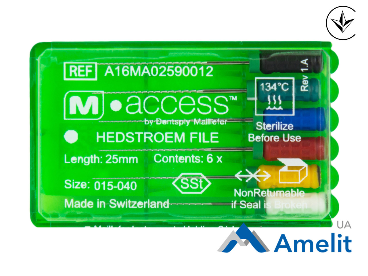 Інструмент ручний H-File M-Access №15 (Dentsply Maillefer), 6 шт./пак.