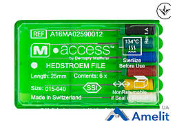 Інструмент ручний H-File M-Access №15 (Dentsply Maillefer), 6 шт./пак.