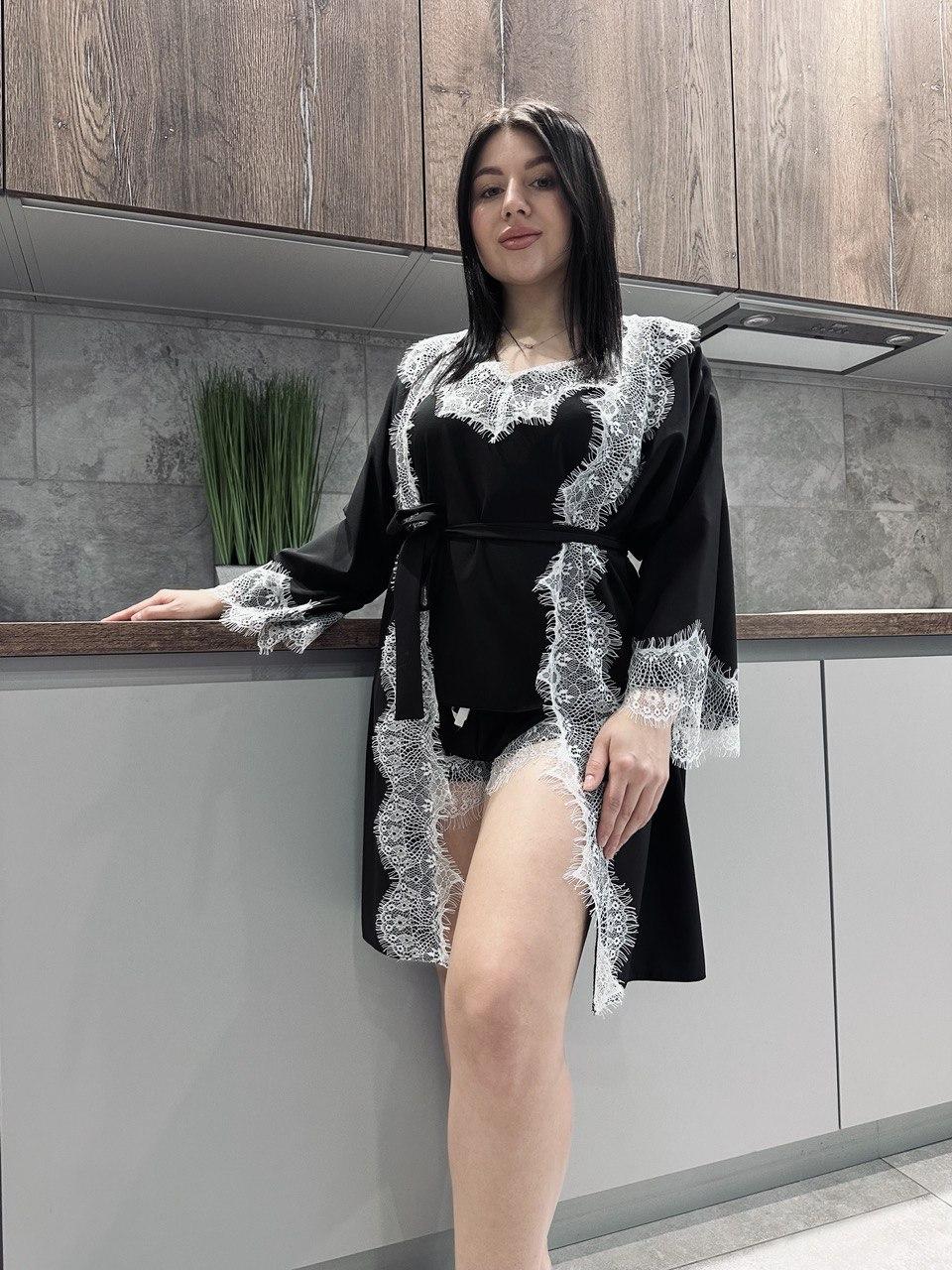 Халат и пижама, комплект для дома женский