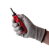 Викрутка з бітами та головками 1/4" 26 шт CrV тріскачкова (чохол), фото 8