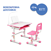 Комплект детской мебели Cubby Botero Pink парта и стул-трансформеры