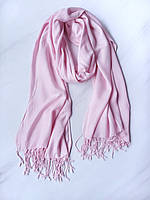 Шарф-палантин женский весна-осень однотонный Seiden Grohn 184х72 см Розовый