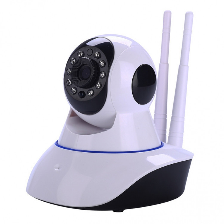 IP камера відеоспостереження Wi-Fi панорамна бездротова поворотна камера для дому та офісу