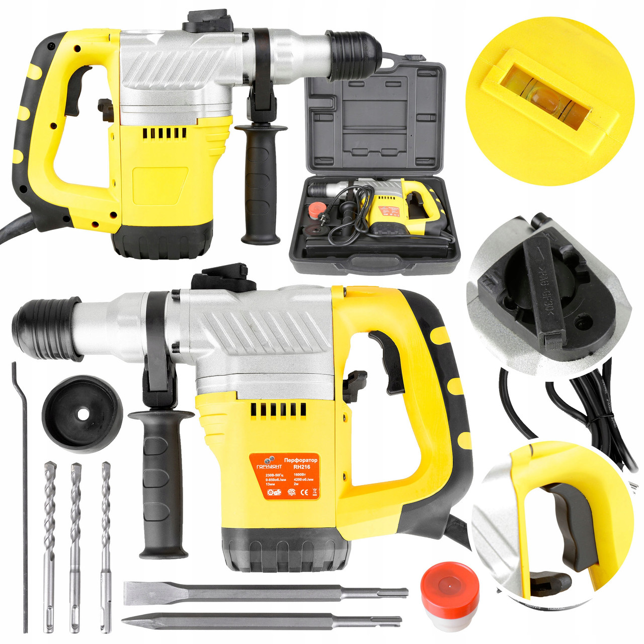Ударний перфоратор Asaka SDS-Max ASRH-217