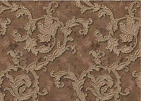 Обои Lanita виниловые на флизелиновой основе Антонио декор VIP 9-0331 коричневый (1,06х10,05м ZR, код: 2583094