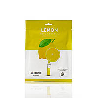 Тканевая маска с лимоном против пигментации, Lemon Mask, 5Cure, Jkosmec, 25 ml