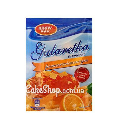 Желе зі смаком апельсина Kraw Pak, 70 г