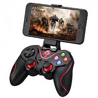 Беспроводной джойстик геймпад Bluetooth Wireless Controller UKC V8 PC Android IOS 400 mAh 8 м 150 г Черный