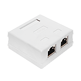 Розетка RJ-45 2-порта кат.5е FTP LP-214, фото 3