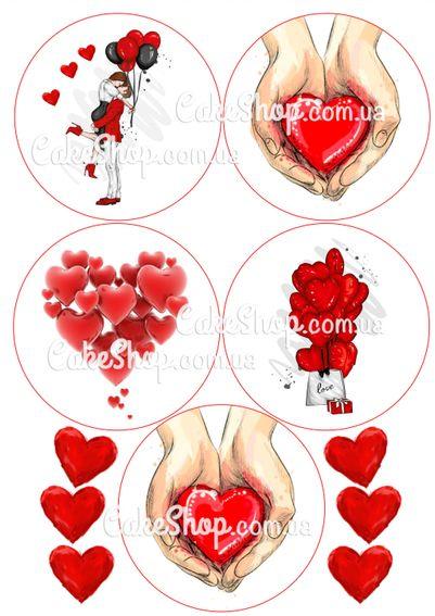 Вафельна картинка День Св. Валентина 42, фото 1