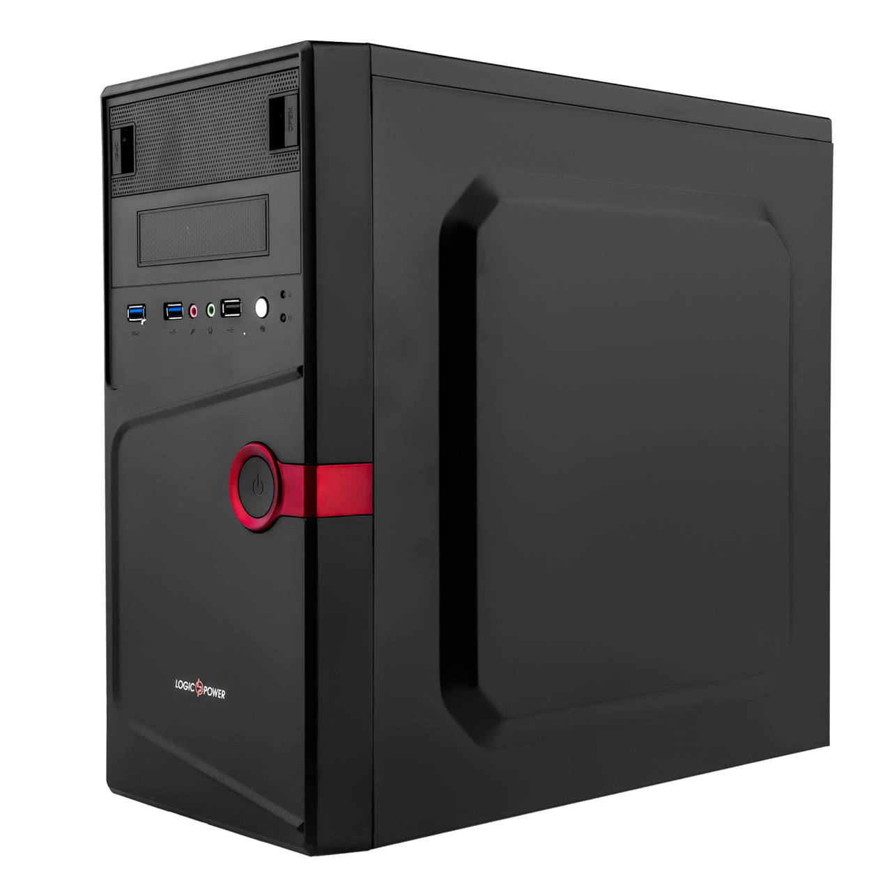 Корпус LP 6104 - БЕЗ БЖ MATX, 2xUSB3.0+1xUSB2.0