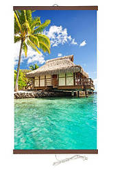 Електричний настінний обігрівач-картина "Бунгало" (N847002)