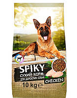 Сухий корм для собак Spiky Chicken зі смаком куриці 10 кг.